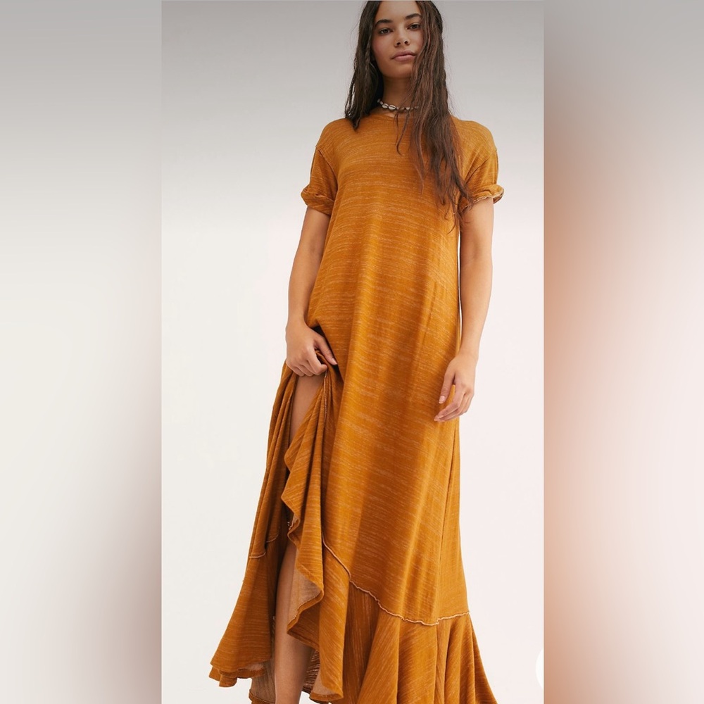 Free People FP Beach Havana Tee Maxi Dress